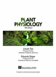 Plant Physiology, and Metabolism PDF