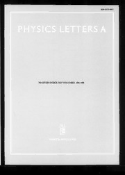 Download Physics Letters A 1993 - 1994: Vol 181-190 Index PDF