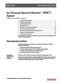 Download Ion Personal Genome Machine (PGM) System Site Preparation ...