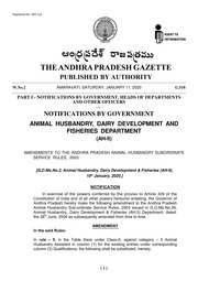 Download Andhra Pradesh Gazette, 2020-01-11, Weekly, Part PART I, Number  518 PDF