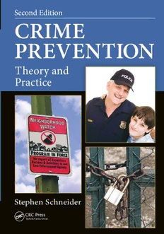 Download Crime Prevention: Theory and Practice PDF by Schneider, Stephen