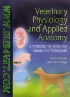 Download Veterinary Physiology and Applied Anatomy A Textbook for Veterinary  Nurses and Technicians PDF
