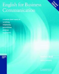 Download English for Business Communication Teacher's book PDF