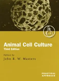 Download Animal Cell Biotechnology PDF