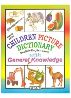 Download Children Picture Dictionary English-English-Hindi with General  Knowledge PDF