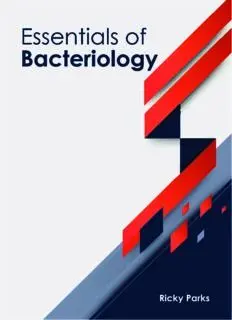 Download Essentials Of Bacteriology PDF