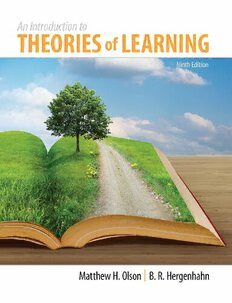 Download An Introduction To Theories Of Learning PDF By Matthew H ...