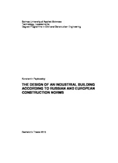 Download The Design Of An Industrial Building According To Russian And 