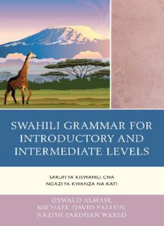 Download Swahili Grammar for Introductory and Intermediate Levels