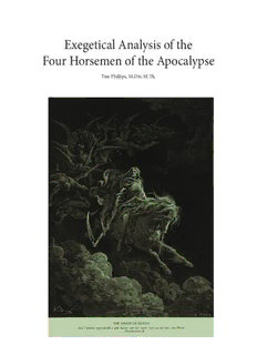 Download Exegetical Analysis Of The Four Horsemen Of The Apocalypse PDF