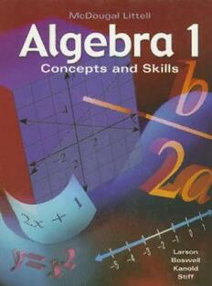 mcdougal littell algebra 1 pdf download