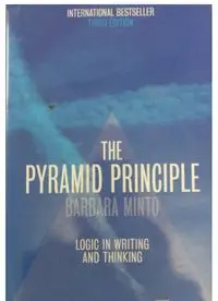 Download The Pyramid Principle: Logic In Writing And Thinking PDF By ...