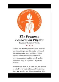 feynmans tips on physics pdf download