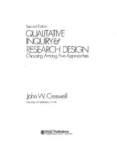 qualitative inquiry and research design john creswell pdf