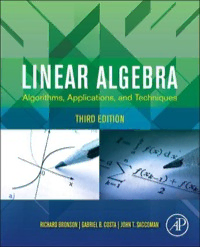 Download Linear Algebra: Algorithms, Applications, and Techniques PDF ...