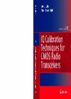 Download IQ Calibration Techniques For CMOS Radio Tranceivers (Analog ...