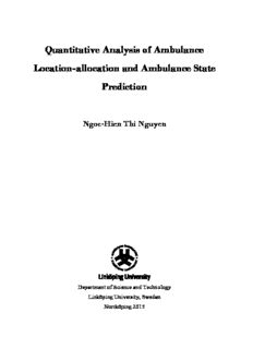 Download Quantitative Analysis of Ambulance Location-allocation and ...