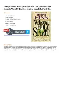 Download Books by Benny Hinn from  PDF